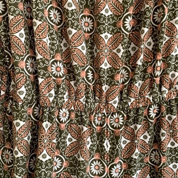 Du Jour Romper Off The Shoulder Bell Sleeves Print Romper Size Medium - Picture 8 of 15